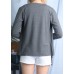 Dropped Open-Front Sweater